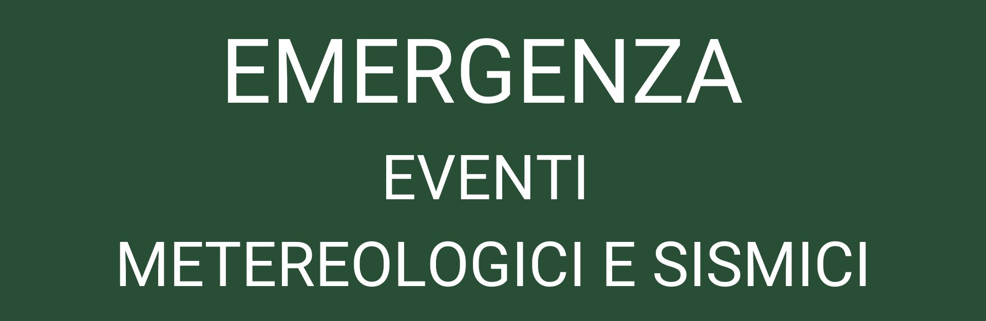 Banner eventi meteo e sismici - desktop
